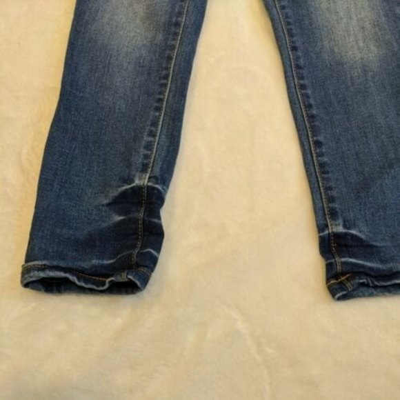 Cat And Jack Girl's Stretch Soft Denim Jegging Size 6 Pull On Blue EUC - Picture 6 of 12